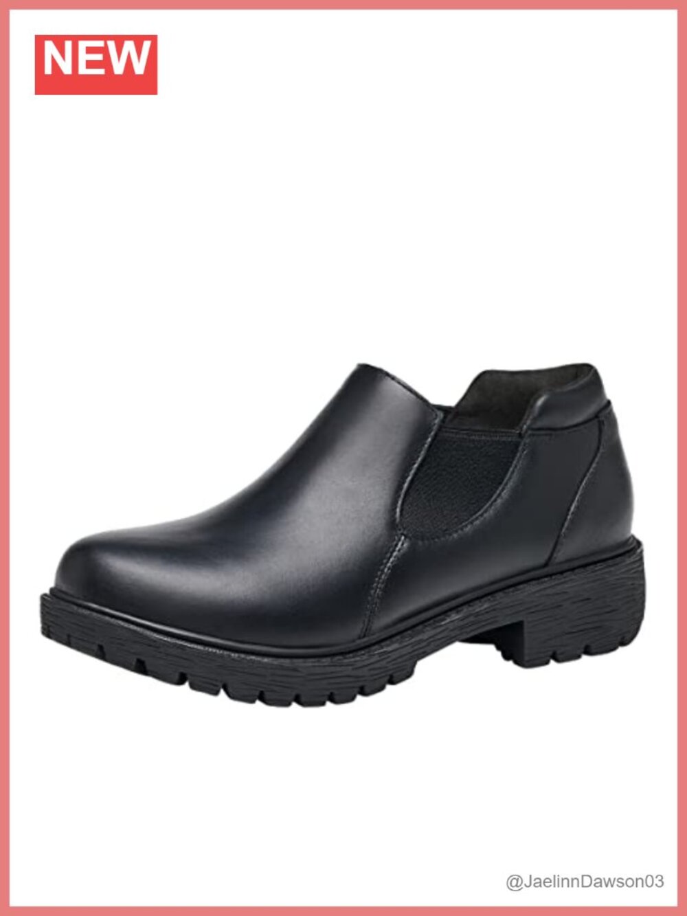 Womens Leather Ankle Boots Slip Resistant Comfort Arch Support